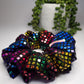 Sparkly Black Disco Ball Scrunchie