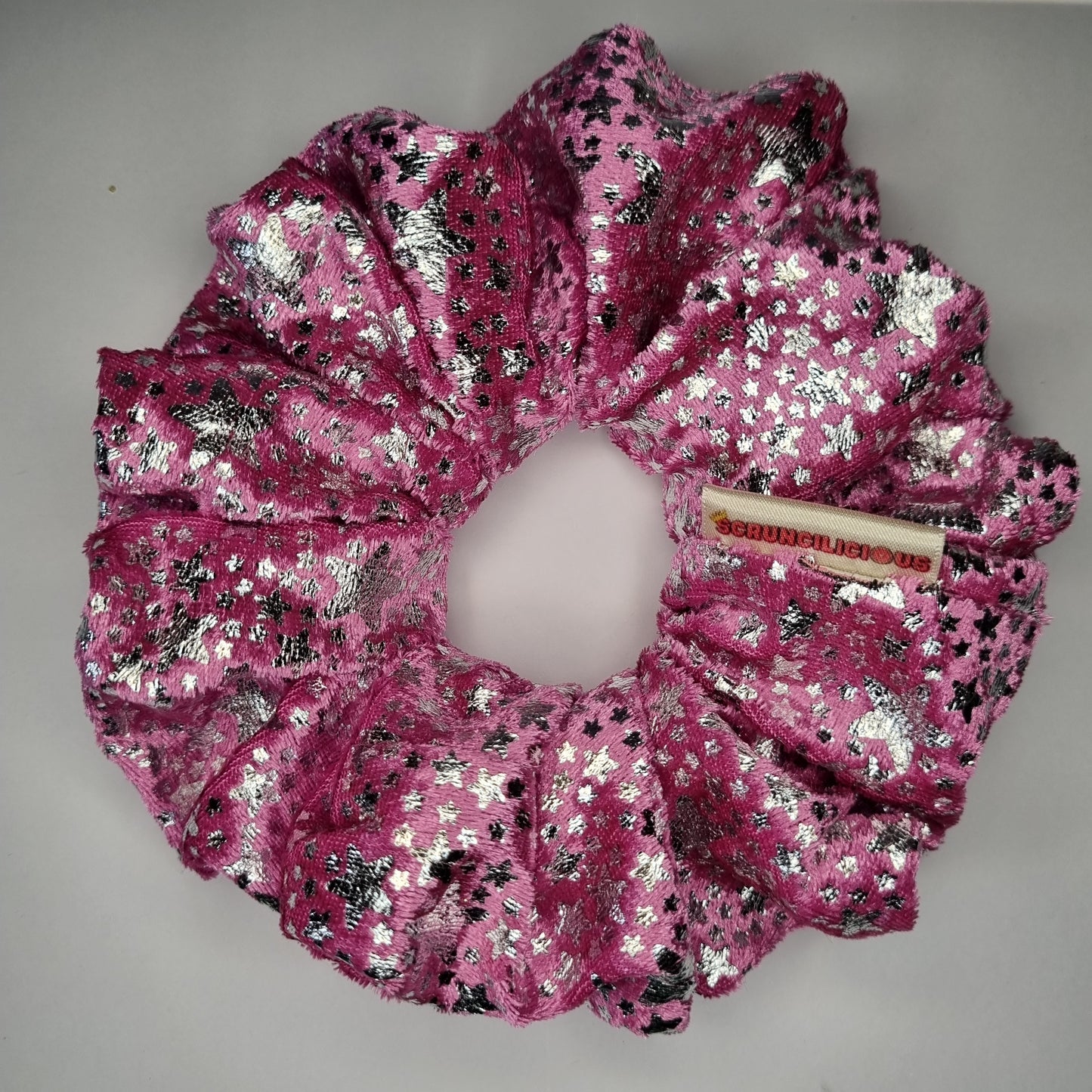 Pink Dance Star Scrunchie