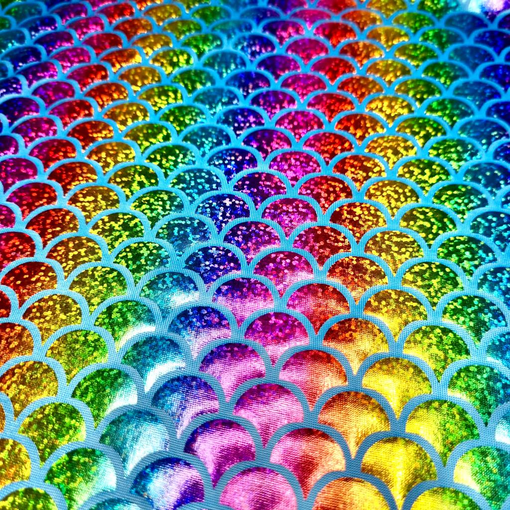 Rainbow 🌈 Mermaid Sparkle Scrunchie