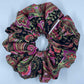 Limited Edition: Black Paisley Scrunchie