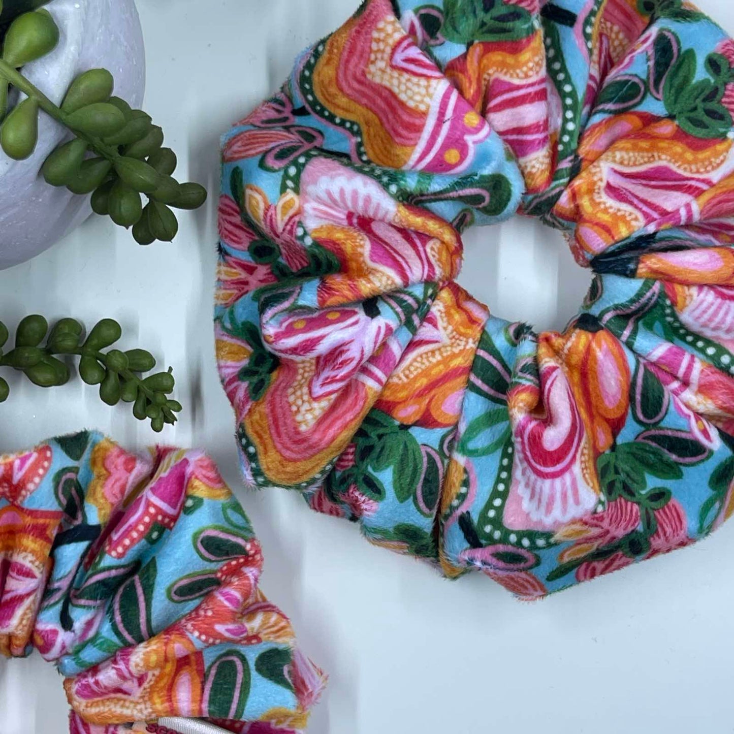 Soft Flower Dream Scrunchie