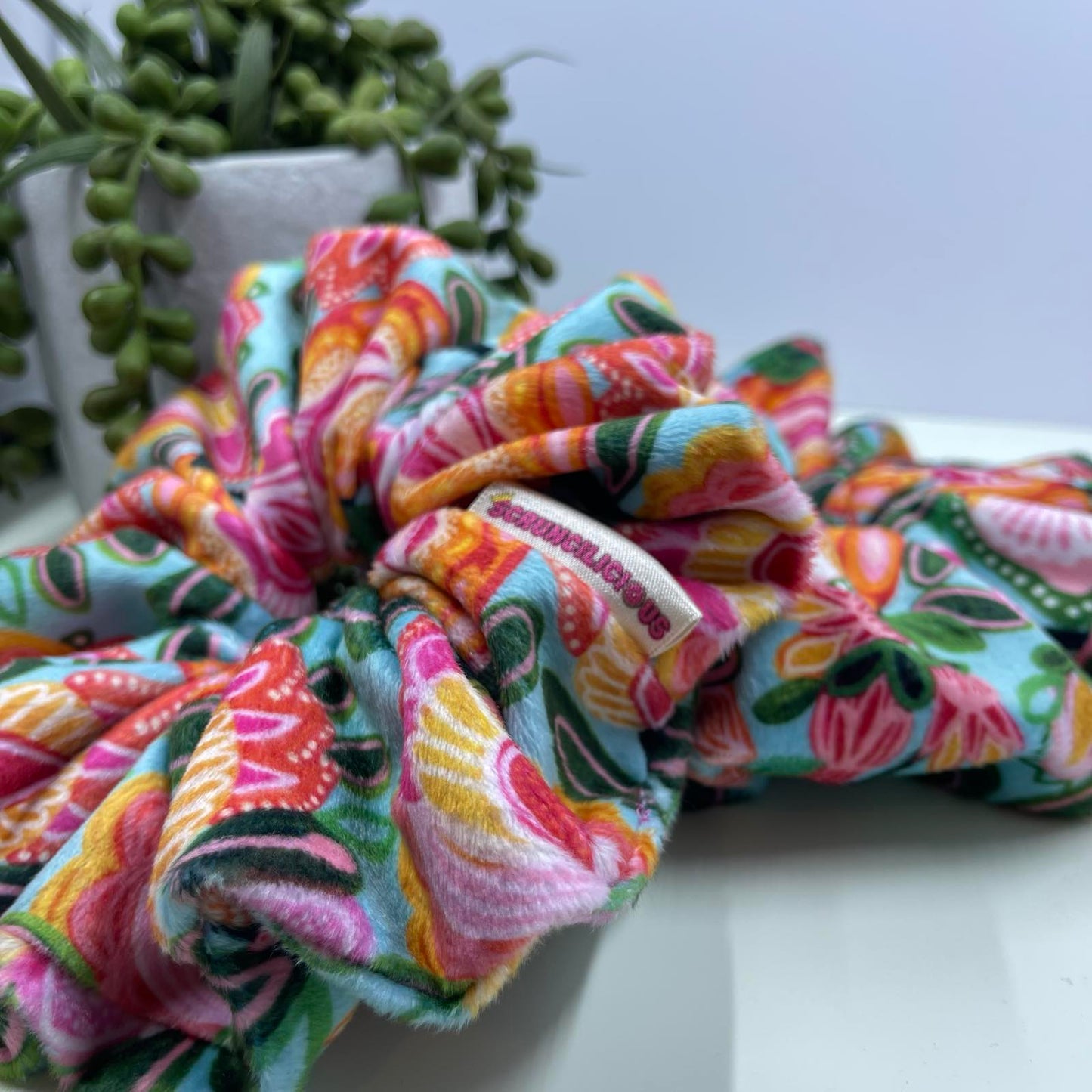 Soft Flower Dream Scrunchie