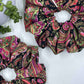 Limited Edition: Black Paisley Scrunchie