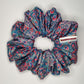 Blue Peacock Scrunchie 🦚