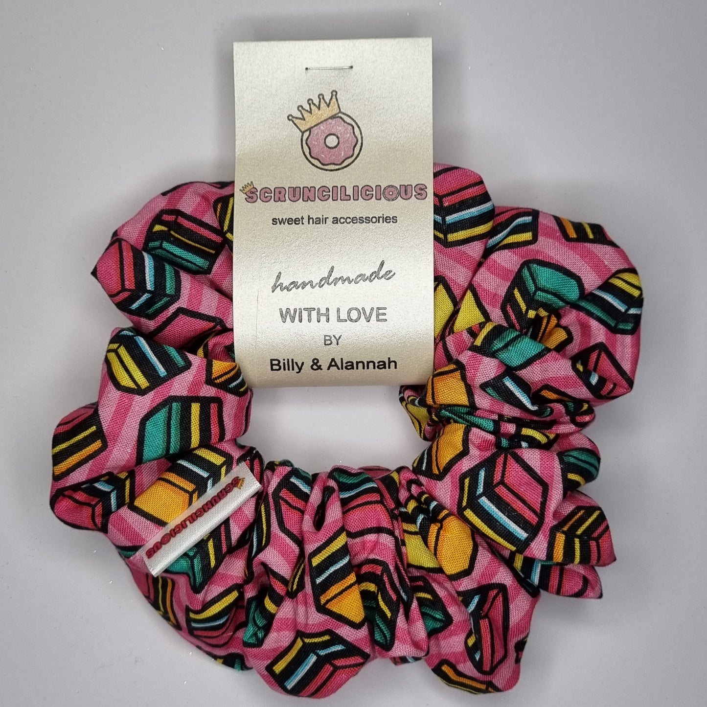 Liquorice All Sorts Scrunchie