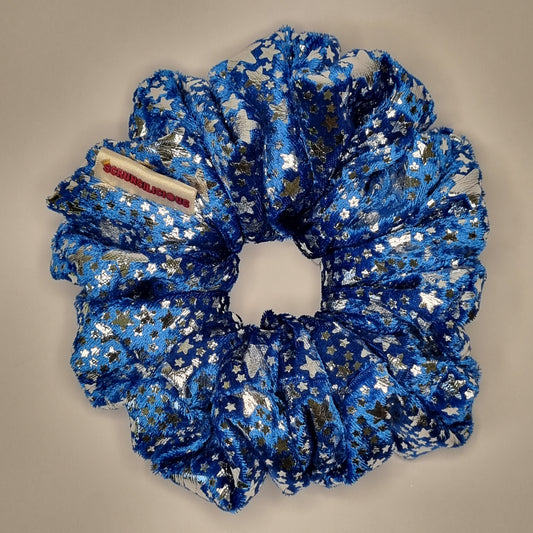 Blue Dance Star Scrunchie