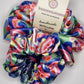 Flower Power Satin Scrunchie