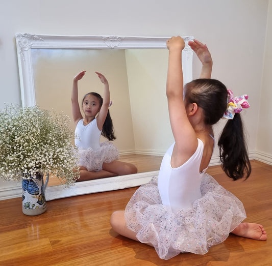 Snow Shimmer Scruncilicious Skirt