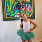 Green With Envy Scruncilicious Skirt