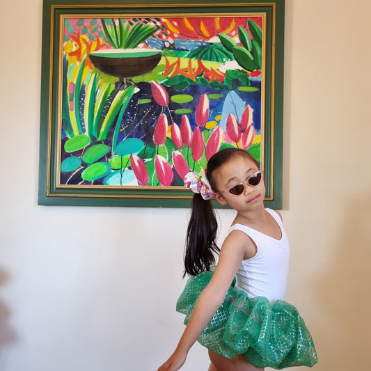 Green With Envy Scruncilicious Skirt