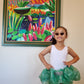 Green With Envy Scruncilicious Skirt