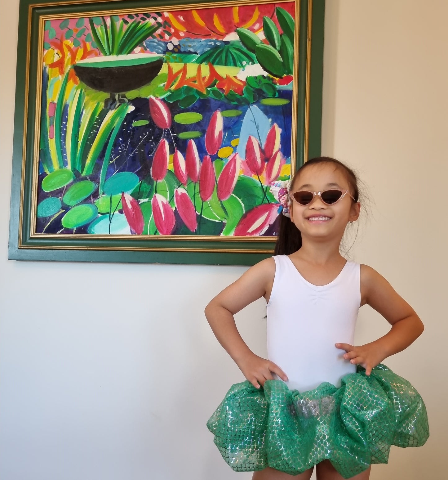 Green With Envy Scruncilicious Skirt