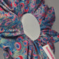 Blue Peacock Scrunchie 🦚